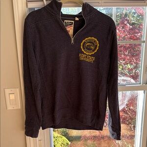 League Women’s Navy Kent State half zip